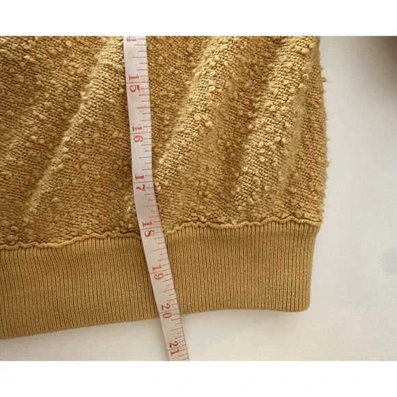 Free People Jacket Women Large Mustard Bohemian Oversized Festival Relaxed - Picture 6 of 8